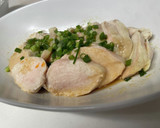 しっとり蒸し鶏のネギソースかけ作り方8写真