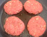 雪中椎茸ハンバーグ ケチャップソースがけ作り方4写真