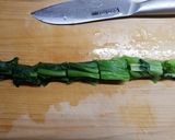 油揚げと小松菜の煮びたし作り方1写真