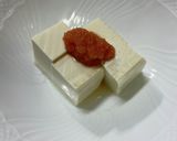 湯豆腐の卵あんかけ明太子添え作り方4写真