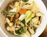 肉無チクワ簡単きな粉ビビン味野菜炒め作り方17写真