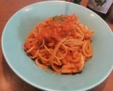 【飛ぶ】海老のクリームパスタ作り方11写真