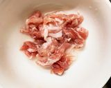 レンジ簡単きな粉洋風オイスター味甘酢酢豚作り方1写真
