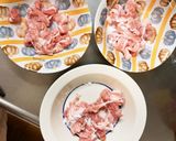 レンジ簡単きな粉洋風オイスター味甘酢酢豚作り方3写真