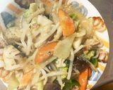 レンジ簡単きな粉コク旨甘味噌味甘酢酢豚作り方15写真