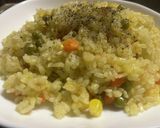 ツナとベジタブルミックスのパエリア風ご飯作り方4写真