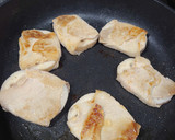 肉巻きれんこんの甘酢あん仕立て作り方5写真
