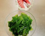 蛸とわかめの酢味噌和え作り方1写真