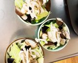 肉無豆腐簡単コク旨香味ネギ味噌味野菜炒作り方11写真