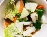 肉無豆腐簡単コク旨香味ネギ味噌味野菜炒作り方14写真