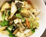 肉無豆腐簡単コク旨香味ネギ味噌味野菜炒作り方15写真