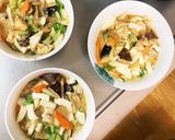 肉無豆腐簡単コク旨香味ネギ味噌味野菜炒作り方16写真