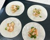 ボイルエビと大葉の簡単二つ折り餃子作り方4写真