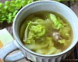ひき肉と白菜の甘辛柚子こしょうスープ作り方6写真
