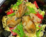 【簡単夕食】焼き牡蠣のちらし寿司作り方8写真