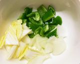 お一人様☆簡単カルボ味根菜たっぷり野菜炒作り方5写真