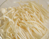 中華風♡えのきとわかめのふわふわ卵スープ作り方1写真