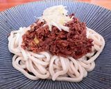 温でも冷でも♡長ネギたっぷり肉味噌うどん作り方10写真