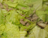 コク旨♡豚ひき肉とキャベツのごま味噌炒め作り方4写真