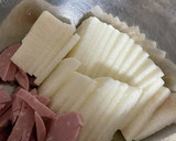 ご飯が進む！長芋と長ネギのクリーム炒め作り方1写真