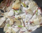 ご飯が進む!長芋と長ネギのクリーム炒め作り方6写真