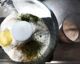 フードプロセッサーで作る抹茶のちぎりパン作り方1写真