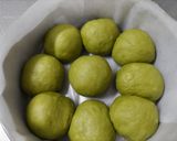 フードプロセッサーで作る抹茶のちぎりパン作り方5写真