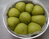 フードプロセッサーで作る抹茶のちぎりパン作り方6写真