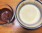 ♡チョコスフレチーズケーキ♡作り方6写真