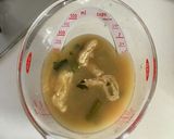 味噌汁リメイク！辛くない担々麺風うどん作り方1写真