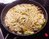 野菜とキノコのクリームスパ作り方3写真