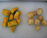☆じゃがいもとかぼちゃのほっこり煮☆作り方1写真