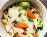 お一人様☆簡単ハヤシ味根菜たっぷり野菜炒作り方13写真