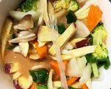 お一人様☆簡単ハヤシ味根菜たっぷり野菜炒作り方15写真