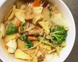 お一人様☆簡単カルボ味根菜たっぷり野菜炒作り方18写真