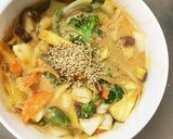 お一人様☆簡単カルボ味根菜たっぷり野菜炒作り方21写真