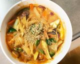お一人様☆簡単ハヤシ味根菜たっぷり野菜炒作り方21写真