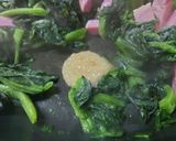 ほうれん草炒め作り方4写真