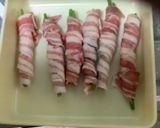 エバラ黄金のタレインゲン豆肉巻き作り方3写真
