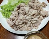 豚肉と白菜の温サラダ作り方1写真