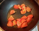 トマトと豆苗のたまご炒め作り方4写真