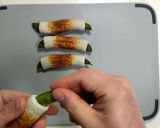 スナップエンドウとちくわの磯部焼き★動画作り方1写真