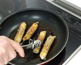 スナップエンドウとちくわの磯部焼き★動画作り方7写真