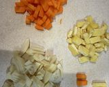 すし酢で作る★ごろごろたけのこご飯作り方1写真