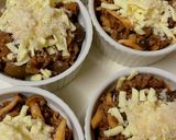 ☆お餅のミートソースのっけ焼き☆作り方8写真