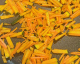 かぼちゃとにんじんの甘酢塩きんぴら作り方4写真