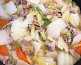 レンジ時短で簡単！白菜と豚肉の塩あんかけ作り方10写真
