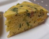 コーンとほうれん草の炊飯器ケーキ作り方4写真