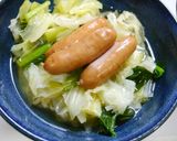 簡単！シャウエッセンの白だしラーメン。作り方4写真