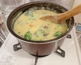 絶品コーンクリームシチュー！乳小麦粉なし作り方9写真